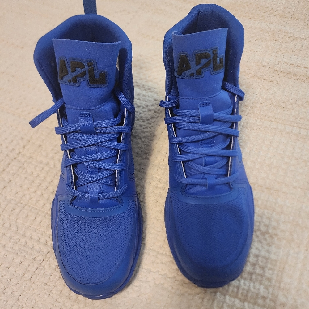 APL Women's Techloom Defender Cobalt Blue & Black High Top Sneakers Size 9 New